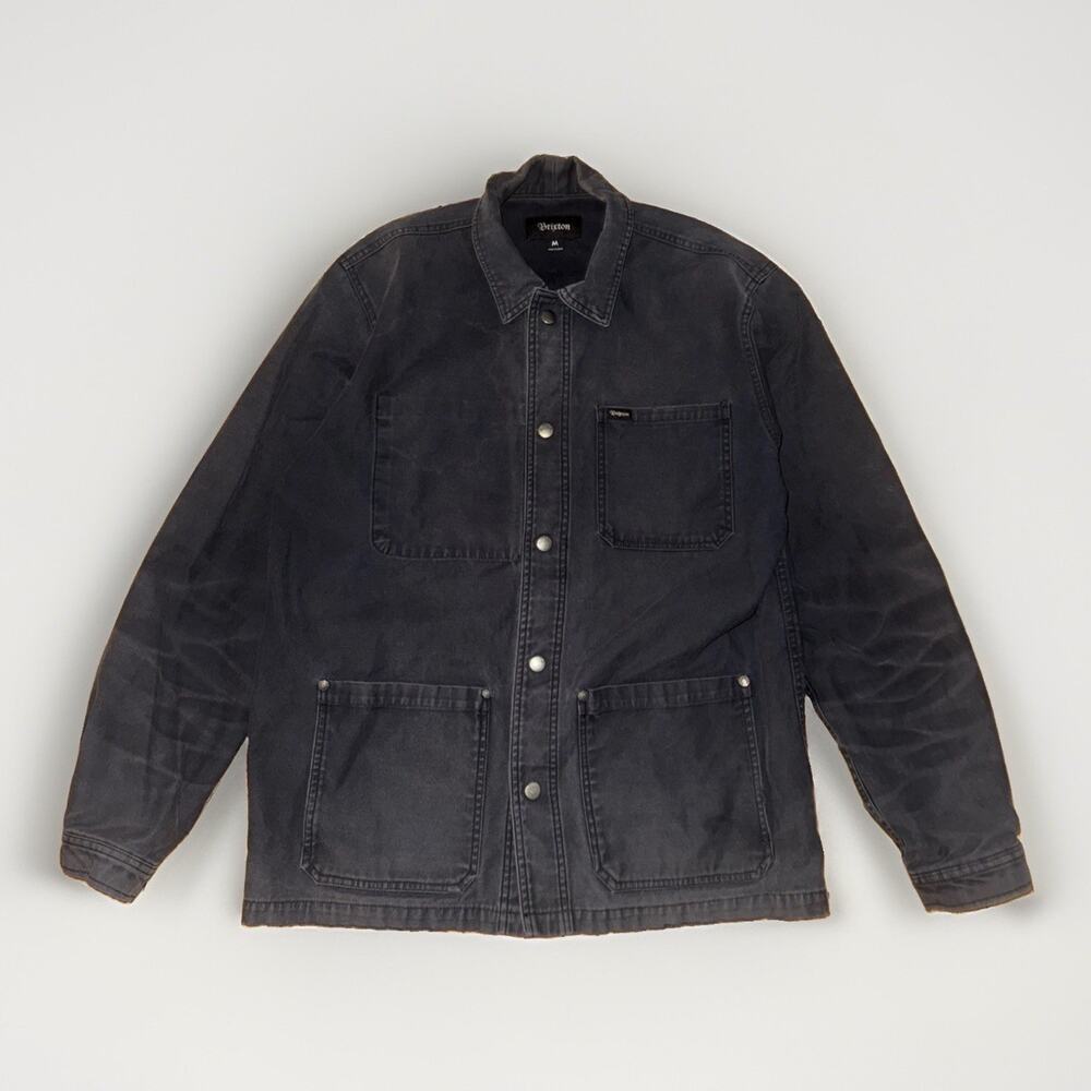Brixton French Chore Jacket Black Medium 20x27